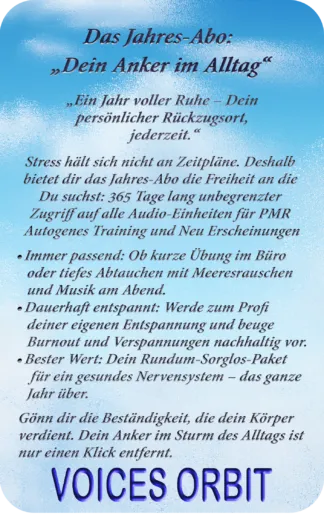 Nachhaltige Regeneration Das 365 Tage Abo